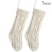 JASGOOD Cable Knit Christmas Stockings for Festive Decor JASGOOD Cable Knit Christmas Stockings for Festive Decor